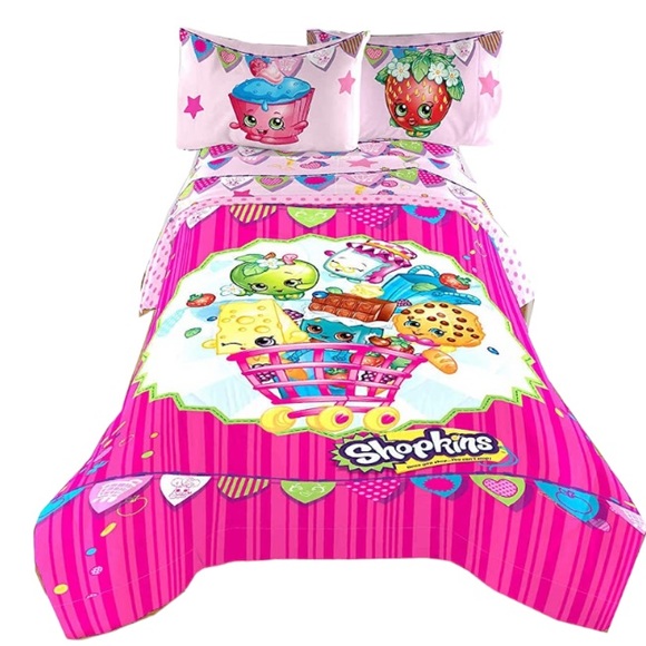 Shopkins | Bedding | Shopkins 4pc Full Size Sheet Set Only | Poshmark
